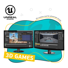 Unreal Engine 4. Игровой движок - КИБЕРшкола программирования для детей, компьютерные курсы для школьников, начинающих и подростков - KIBERone г. Зеленодольск