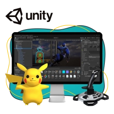 Мир игр на Unity 2D на популярном движке + AI-помощники - КИБЕРшкола программирования для детей, компьютерные курсы для школьников, начинающих и подростков - KIBERone г. Зеленодольск