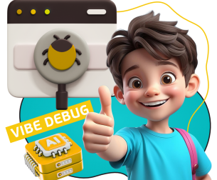 Тестирование & Vibe Debug. Охотники за багами - КИБЕРшкола программирования для детей, компьютерные курсы для школьников, начинающих и подростков - KIBERone г. Зеленодольск