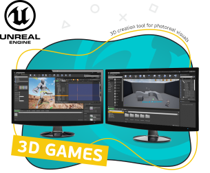 Unreal Engine 4. Игровой движок - Школа программирования для детей, компьютерные курсы для школьников, начинающих и подростков - KIBERone г. Зеленодольск
